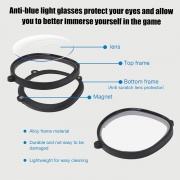 VR Anti-Blue Light Glasses Suitable for Meta Quest 2 ，VR Accessories with Magnetic Frame and Blue Light-Blocking Lenses image6.jpg