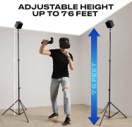 Skywin VR Tripod Stand HTC Vive Compatible Sensor Stand and Base Station for Vive Sensors or Meta Rift Constellation (2-Pack) image4.jpg