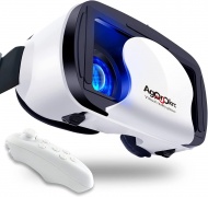 AgQrDkrc Adjustable VR Headset with Controller, HD Blu-ray Eye Protection, Compatible with 5-7 Inch Smartphones image7.jpg