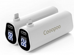 Cooopoo 5000mAh Rechargeable Battery Pack for Meta Quest 2 Lightweight Power Bank with LED Indicator for Extended 4 Hours Playtime - Rechargeable Accessories with Power Indicator 2Pack image1.jpg