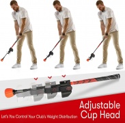 DeadEyeVR DriVR Pro 2 - Adjustable VR Weighted Golf Club Handle Golfing Putter Acccessory image4.jpg