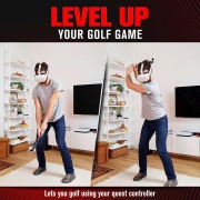 DeadEyeVR DriVR - VR Golf Club Handle Accessory (Red - Metal) image2.jpg