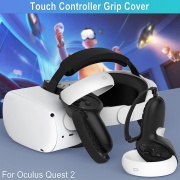 AMZDM Controller Grip for Meta Meta Quest 2 Accessories Grips Cover for VR Touch Controllers Covers Protector with Non-Slip Joystick Covers 1Pair Black image6.jpg