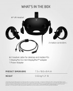 HP Reverb G2 V2 VR Headset with Adjustable Lenses, 2160x2160 LCD Panels, Valve Speakers, Ergonomic Design for Gaming image5.jpg