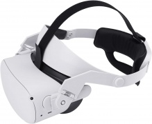 GOMRVR Adjustable Halo Strap for Meta Quest1-Quest 2 Head Strap with a Comfortable Back Big Cushion The Design balances Weight Reduces Facial Pressure -Virtual Reality Accessories (White) image2.jpg