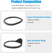 AMVR Pro Version Lens Anti-Scratch Ring Protecting Myopia Glasses from Scratching VR Headset Lens Compatible for Meta Quest 2 image4.jpg
