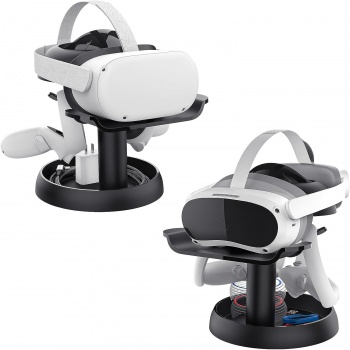 M AMVR AMVR Stand Holder Compatible with Quest 3/Quest 2/Pico 4/for PSVR 2  - Universal VR Headset Display Dock, Stable Bracket Storage