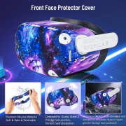 Accessories Compatible with Meta Quest 2丨All in One VR Headset Silicone Face Cover丨VR Shell Cover丨Compatible with Quest 2 Touch Controller Grip Cover丨Protective Lens Cover丨Disposable Eye Cover image2.jpg