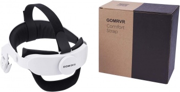 GOMRVR Adjustable Halo Strap for Meta Quest1-Quest 2 Head Strap with a Comfortable Back Big Cushion The Design balances Weight Reduces Facial Pressure -Virtual Reality Accessories (White) image6.jpg